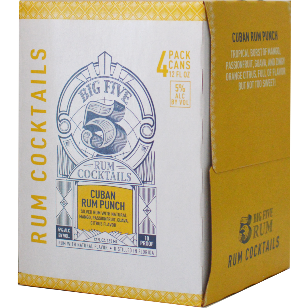 Big Five Cuban Rum Punch