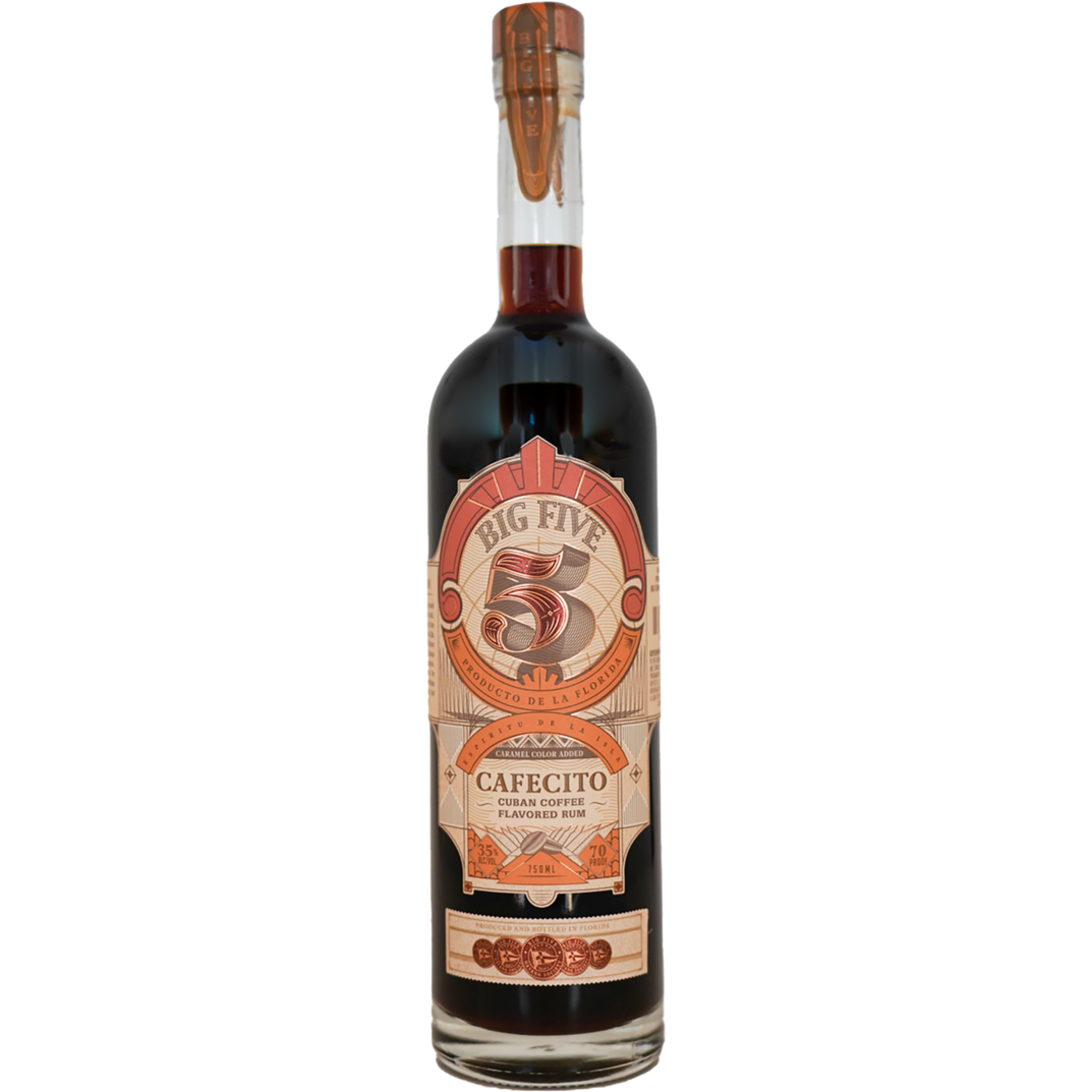 Big Five Cafecito Cuban Coffee Rum